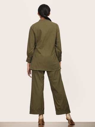 Olive Organic Cotton Co-ord Set