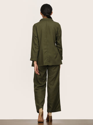 Olive Tencel Co-ord set Saltpetre Olive