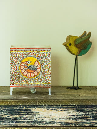 Square T-Light | Madhubani Foliage