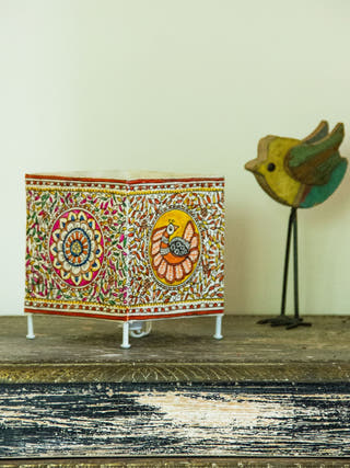 Square T-Light | Madhubani Foliage