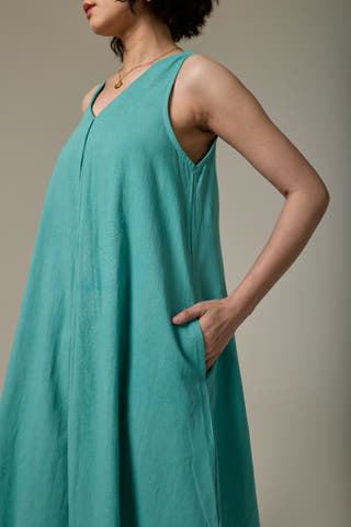 Sea Mist A-Line Dress