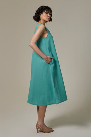 Sea Mist A-Line Dress