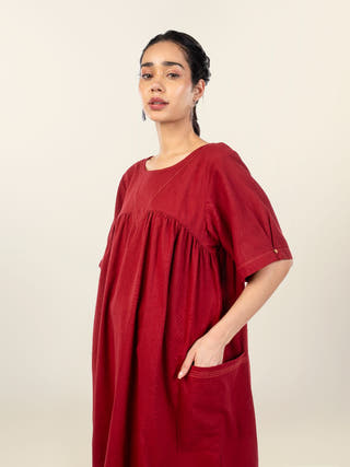 Briar Maroon Midi Co-Ord Set