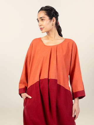 Omra Cowl Tunic Co-Ord Set