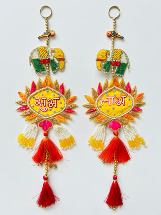 Samriddhi Festive Shubh Labh Door Hangings | Set of 2