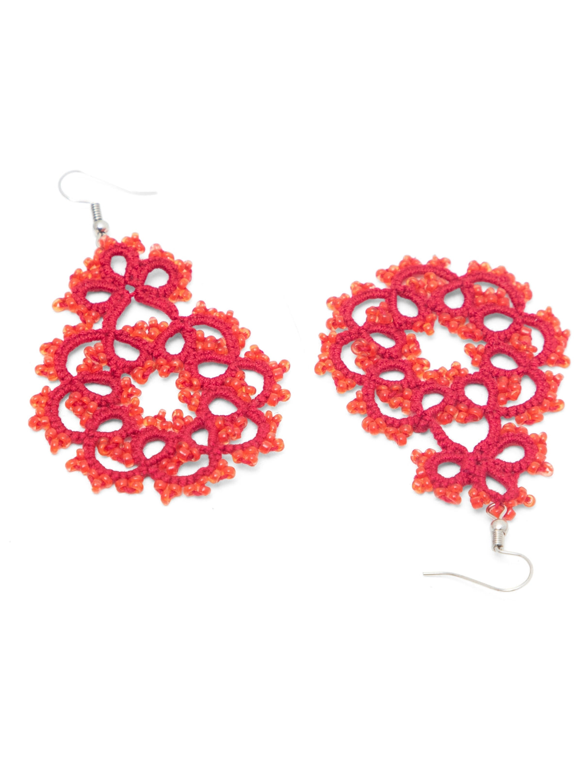 Scarlet Symphony Earrings image 1