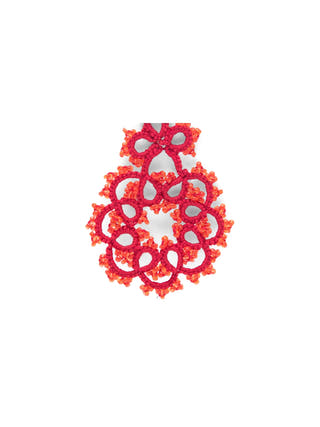 Scarlet Symphony Earrings