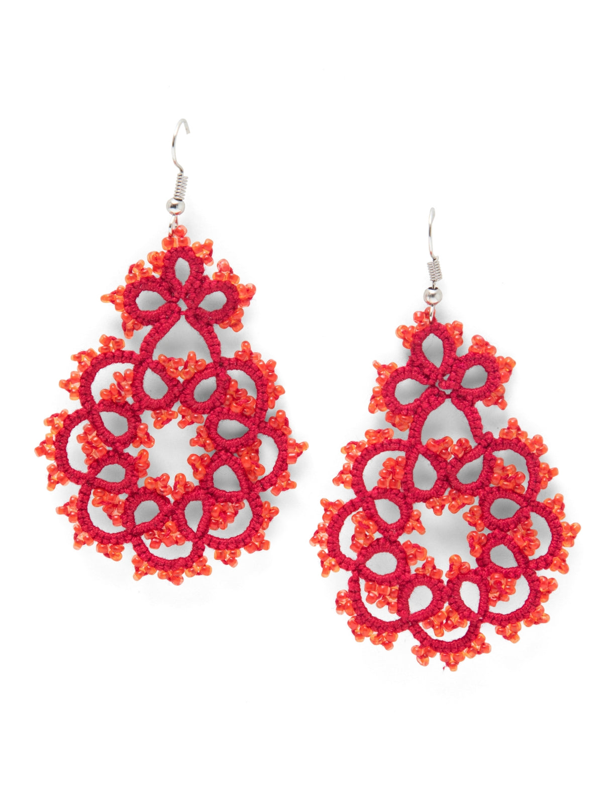 Scarlet Symphony Earrings image 2