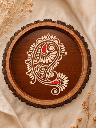 Shankh Alpona Tray