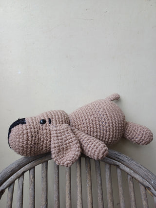 Amigurumi Sleeping Dog Crochet The Hobbyt