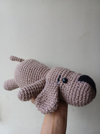 Amigurumi Sleeping Dog Crochet The Hobbyt