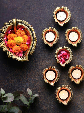 Peepal Diya | Set of 12