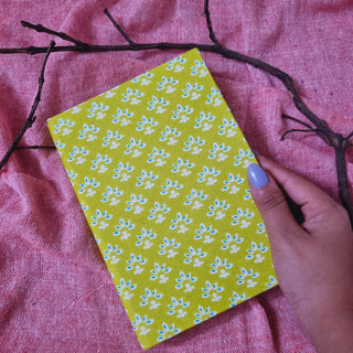 Soft Paradise Upcycled Handloom Fabric Journal Kauseyah