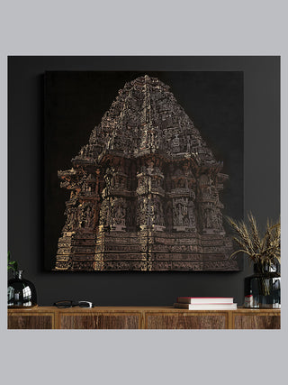 Somanathapura Framed Textile Art Underlyn