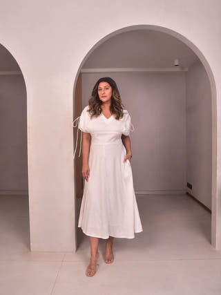 Sophie Day Dress | White