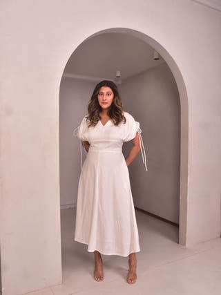 Sophie Day Dress | White