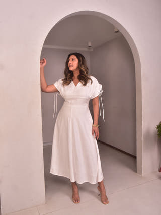 Sophie Day Dress | White