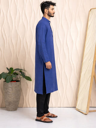 Nikhil Hands Spun Hand Woven Men's Kurta