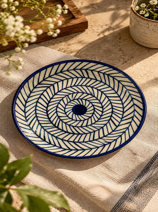 Rasa Blue Pottery Plate