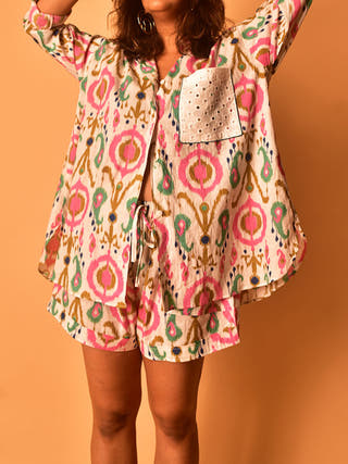 Simone Shorts Multi-Color Why So Blue