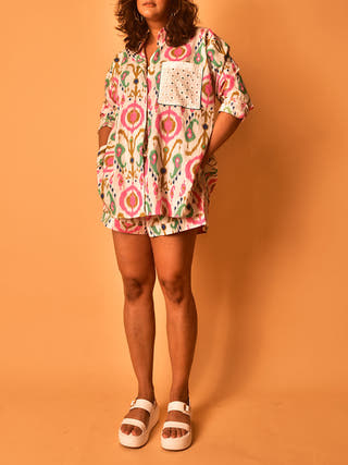 Simone Shorts Multi-Color Why So Blue