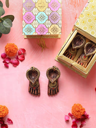 Charan Diya - Set of 4