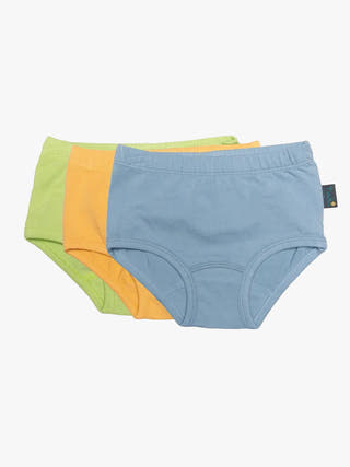 Naturally Dyed Cotton Briefs for Girls