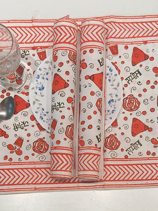 HanBlock Print Runner and Mat Set of 6