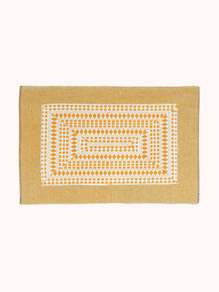 Ozel Handwoven Table Mats Set Of 6 Pcs Yellow Veaves
