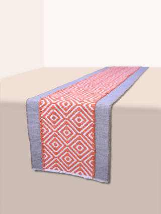 Sirius Handwoven Table Runner Grey Veaves