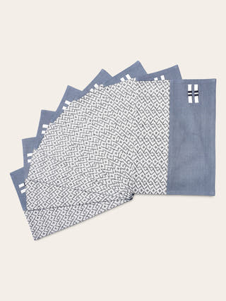 Aeolus Dining Set Of A Table Runner And 8 Table Mats Grey Veaves