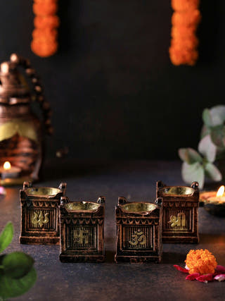 Tulsi Diya - Set of 4