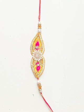 Tara Gota Patti Rakhi and Lumba Set