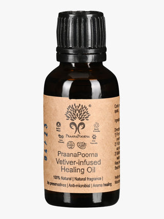 Vetiver Infused Healing Oil PraanaPoorna