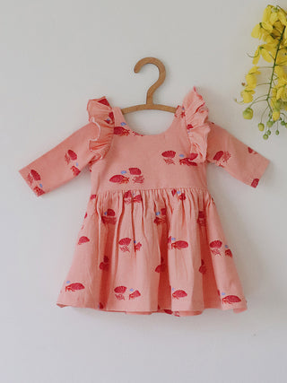 The Ruffled Dress Organic Piroei