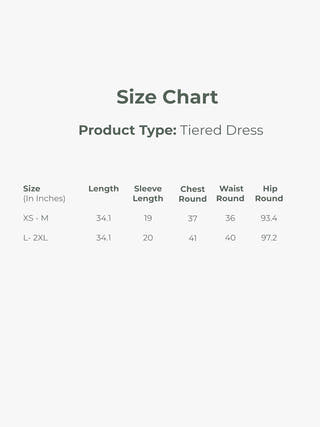 Mistletoe Organic Cotton Tiered Dress BAGEEYA