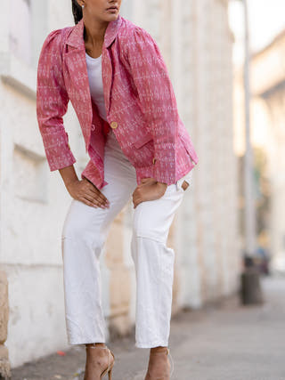 Touch-Me-Not Jacket Pink KRUSHNACHUDA