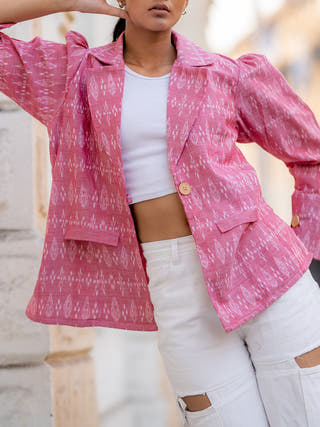 Touch-Me-Not Jacket Pink KRUSHNACHUDA