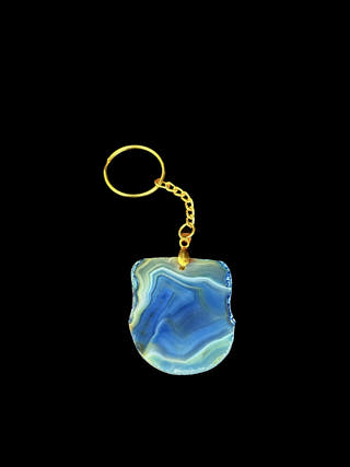 Natural Golden Agate Keychain