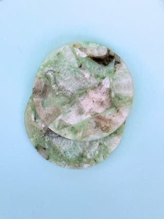 Amazonite Round Coasters (Set of 2)