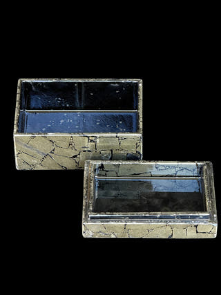 Pyrite Box Hand Carved Stone