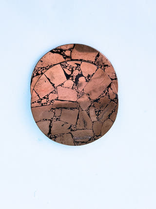 Pyrite Round Coasters (Set of 2)