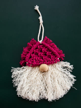 Macrame Gnome DECO TALK