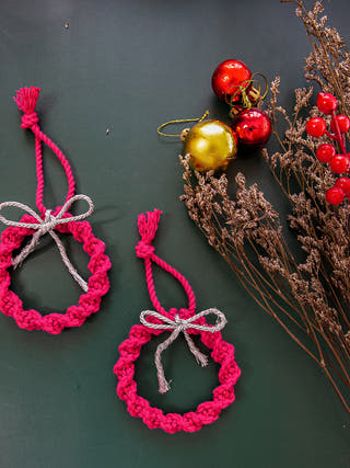 Macrame Wreath Set of 2 DECO TALK