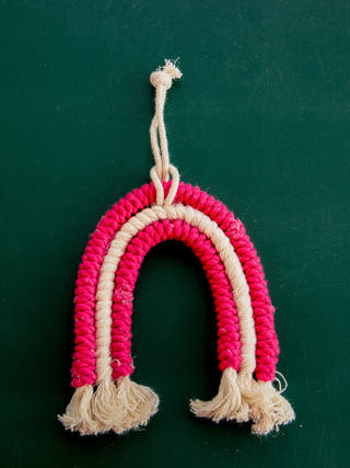 Macrame Christmas Ornaments Set of 5 DECO TALK