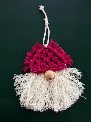 Macrame Christmas Ornaments Set of 5 DECO TALK