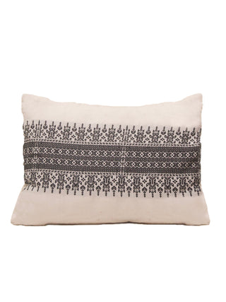 Kachari Handwoven Cotton Cushion Cover with Tribal Motif Deco Talk