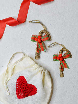 Banana Fibre Candy Stick Set Of 2 DECO TALK