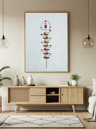 Manomay Divine Lamp Wall Art | Unframed