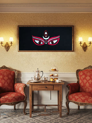 Adishakti Goddess Kaali Wall Art | Unframed